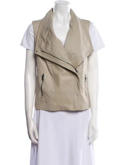 Pre-owned Vince Biker Jacket In Neutral