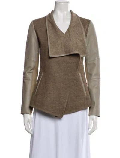 Pre-owned Vince Biker Jacket In Neutral