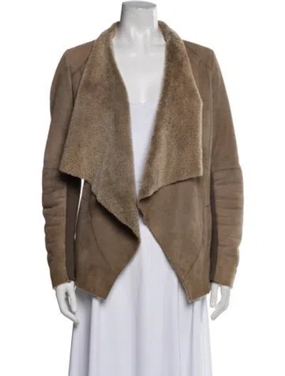 Pre-owned Vince Biker Jacket In Neutral