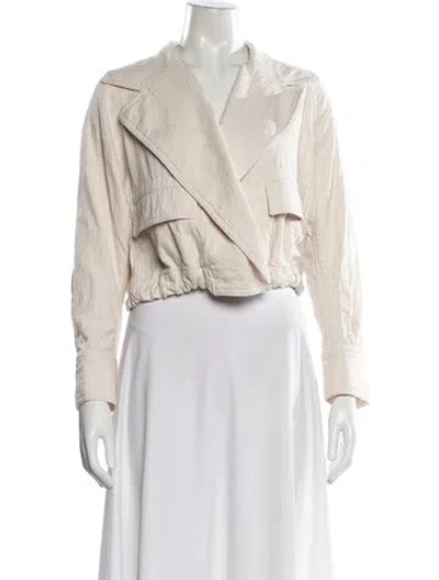 Pre-owned Vince Biker Jacket In Neutral