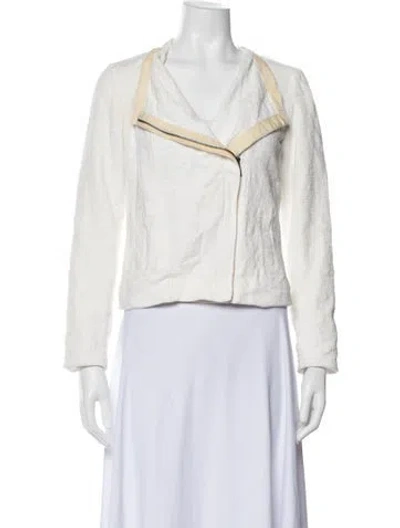 Pre-owned Vince Biker Jacket In Neutral