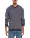 Vince Birdseye Raglan Wool & Cashmere-blend Crewneck Sweater In Blue