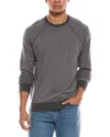 Vince Birdseye Raglan Wool & Cashmere-blend Crewneck Sweater In Multi