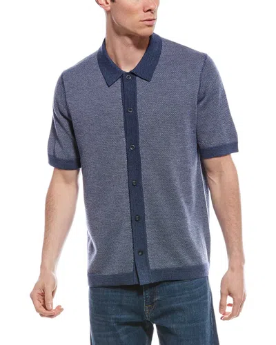 VINCE BIRDSEYE WOOL SHIRT