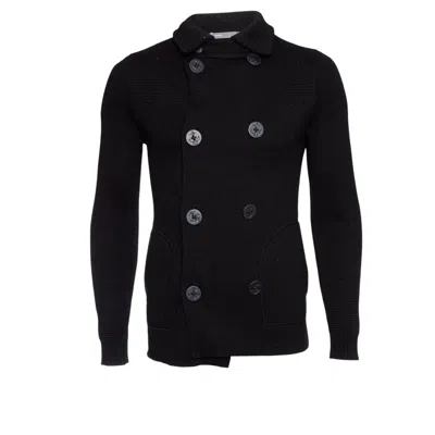 Pre-owned Vince , Black Vest With Anchor Buttons