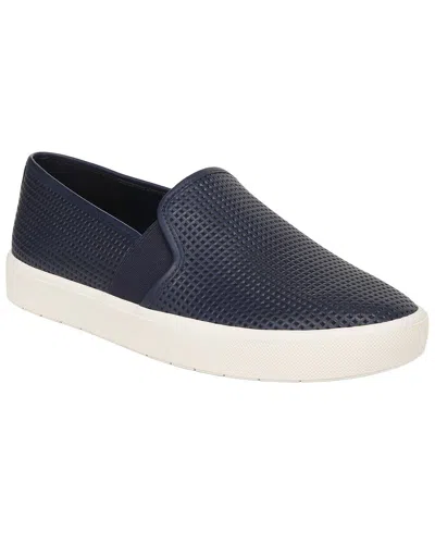 Vince Blair Leather Slip-on Sneaker In Blue