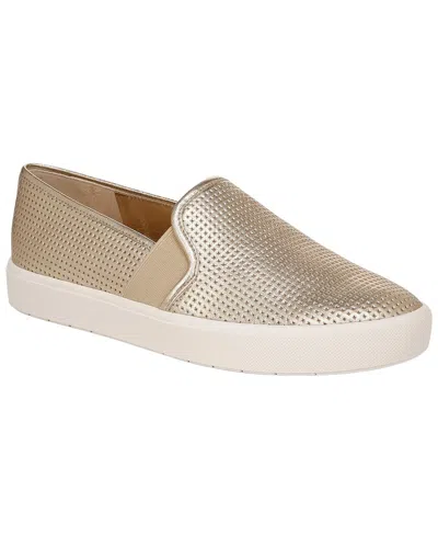 Vince Blair Leather Slip-on Sneaker In Gold
