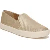 Vince Blair Metallic Slip-on Sneakers In Champagne
