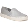 Vince Blair Metallic Slip-on Sneakers In Silver