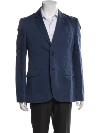 Pre-owned Vince Blazer In Blue