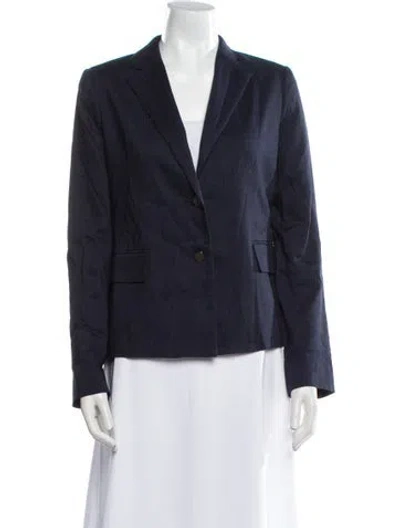 Pre-owned Vince Blazer In Blue