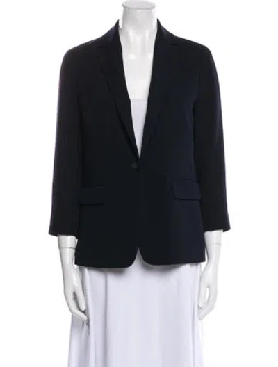 Pre-owned Vince Blazer In Blue