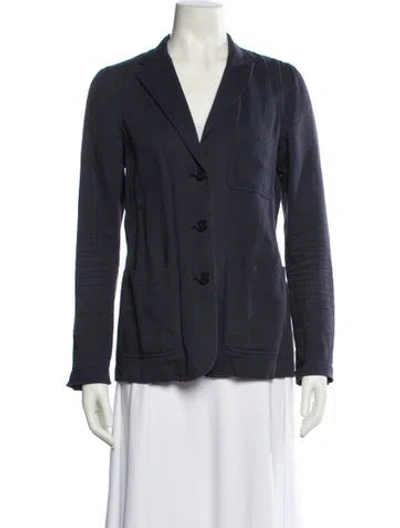 Pre-owned Vince Blazer In Blue