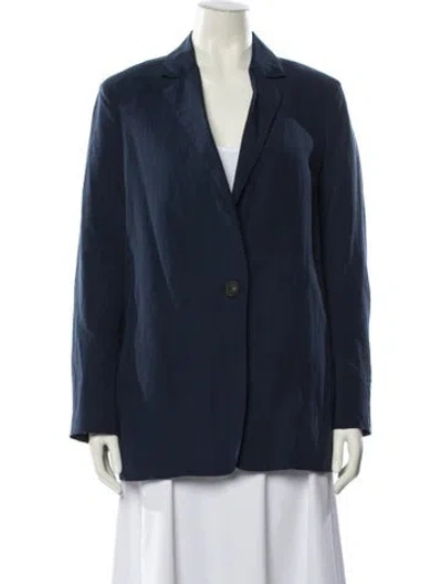 Pre-owned Vince Blazer In Blue