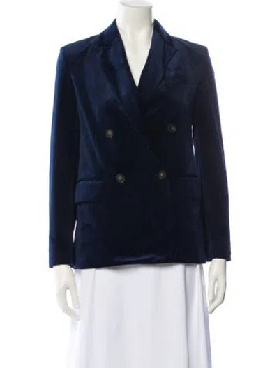 Pre-owned Vince Blazer In Blue