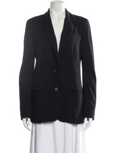Pre-owned Vince Blazer In Blue