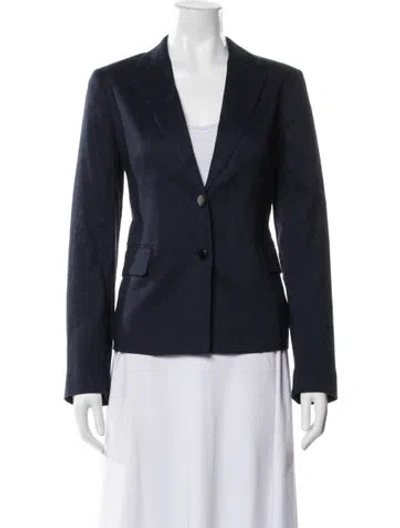Pre-owned Vince Blazer In Blue