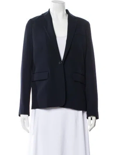 Pre-owned Vince Blazer In Blue