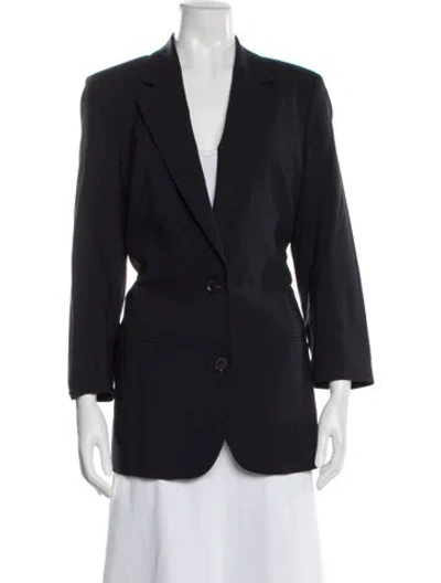 Pre-owned Vince Blazer In Blue