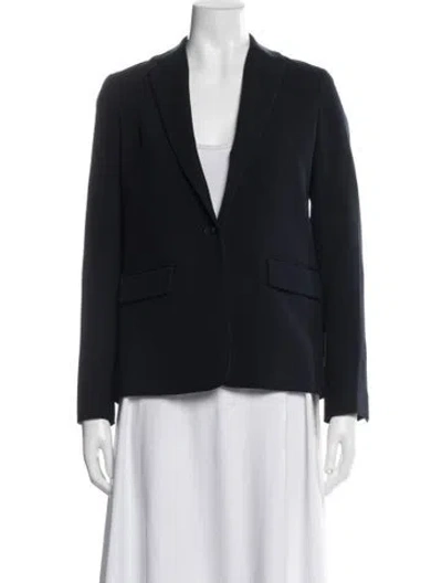 Pre-owned Vince Blazer In Blue