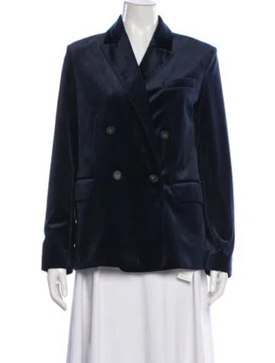 Pre-owned Vince Blazer In Blue