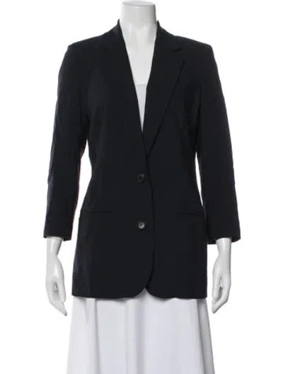 Pre-owned Vince Blazer In Blue