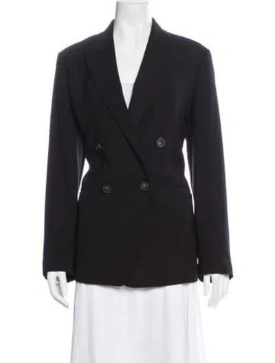 Pre-owned Vince Blazer In Blue