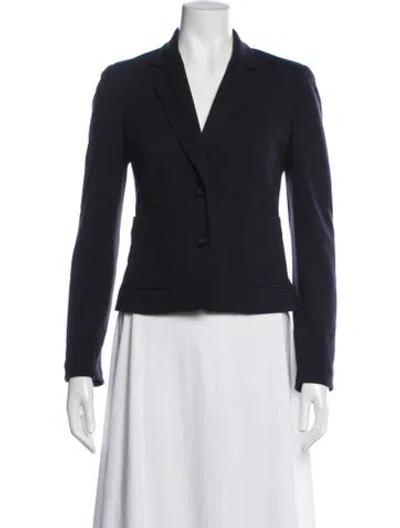 Pre-owned Vince Blazer In Blue