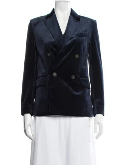 Pre-owned Vince Blazer In Blue