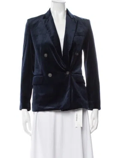 Pre-owned Vince Blazer In Blue
