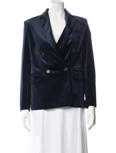 Pre-owned Vince Blazer In Blue