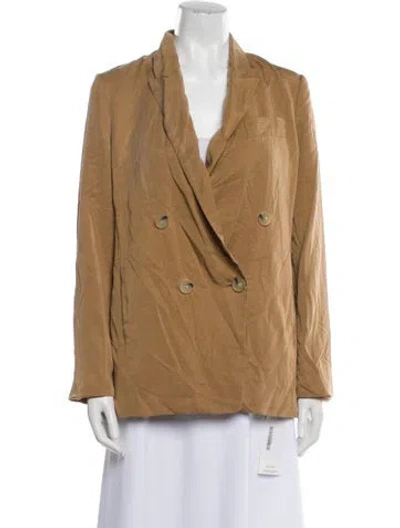 Pre-owned Vince Blazer In Brown