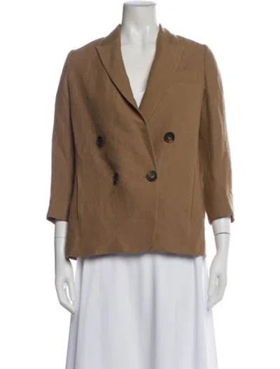 Pre-owned Vince Blazer In Brown