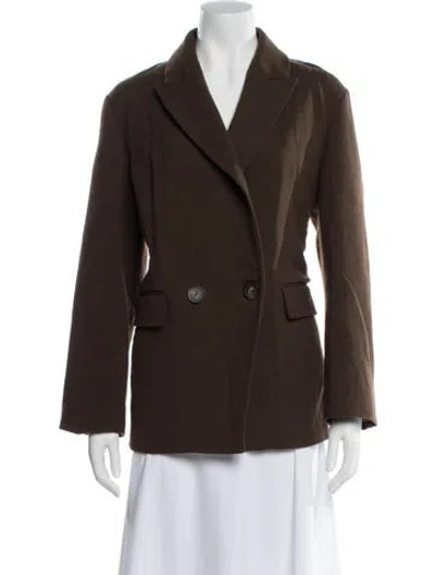 Pre-owned Vince Blazer In Brown