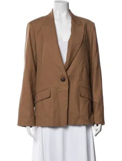 Pre-owned Vince Blazer In Brown