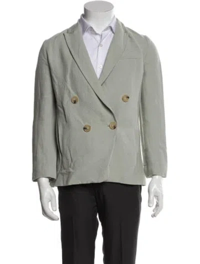 Pre-owned Vince Blazer In Green