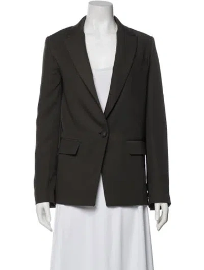 Pre-owned Vince Blazer In Green