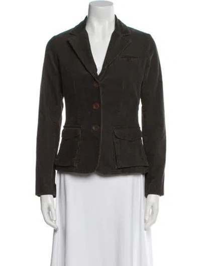 Pre-owned Vince Blazer In Green