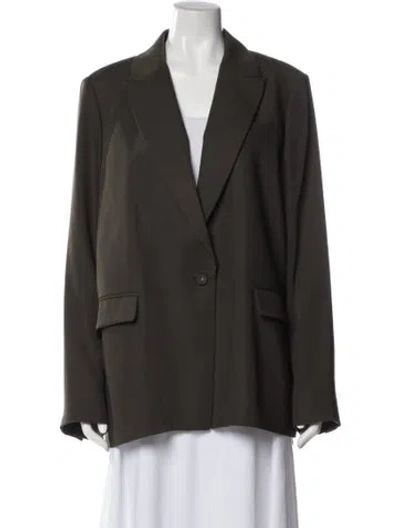 Pre-owned Vince Blazer In Green