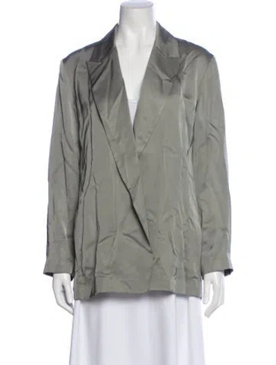 Pre-owned Vince Blazer In Green