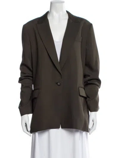 Pre-owned Vince Blazer In Green