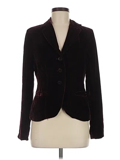 Pre-owned Vince Blazer Jacket In Burgundy