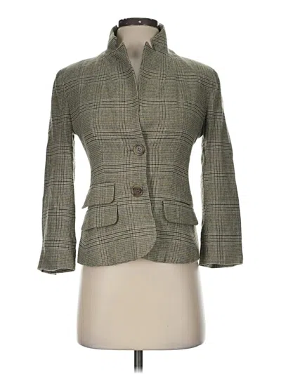 Pre-owned Vince Blazer Jacket In Green