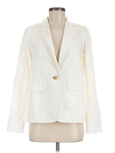 Pre-owned Vince Blazer Jacket In Ivory
