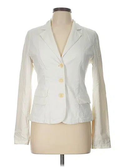 Pre-owned Vince Blazer Jacket In Ivory