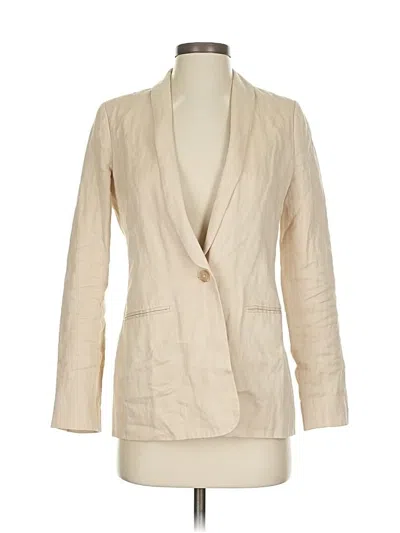 Pre-owned Vince Blazer Jacket In White