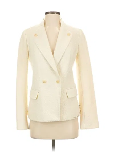 Pre-owned Vince Blazer Jacket In White