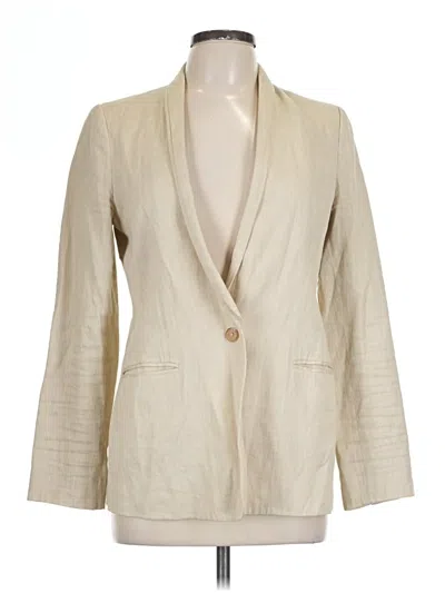 Pre-owned Vince Blazer Jacket In White