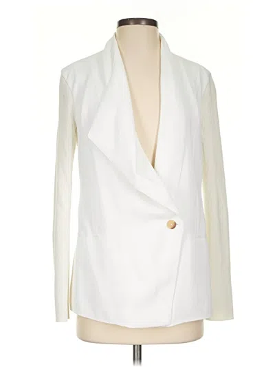 Pre-owned Vince Blazer Jacket In White