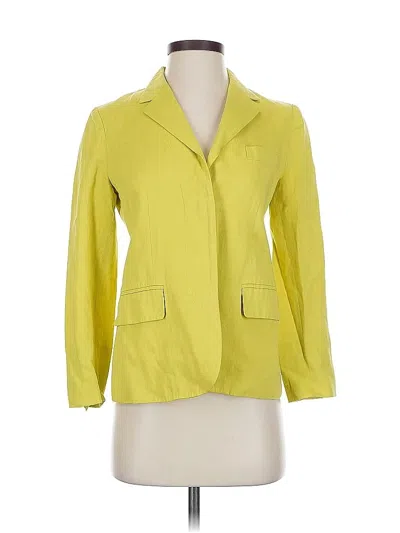 Pre-owned Vince Blazer Jacket In Yellow